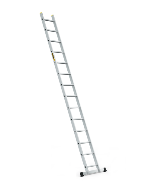 Drabina przystawna aluminiowa 14 stopniowa PRO tłoczona 150 kg DRABEST