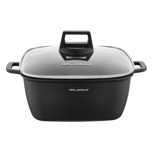 Garnek aluminiowy Chef kwadrat 24 x24 x 10,9 4,6 l