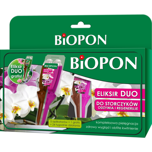 Eliksir Duo do storczyków odżywia i regeneruje 5 x 35 ml + 35 ml Bopon