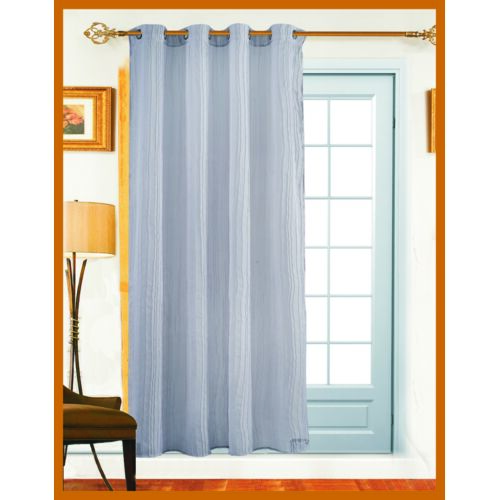 Zasłona PLATI szara 140 x 250 cm Lasher