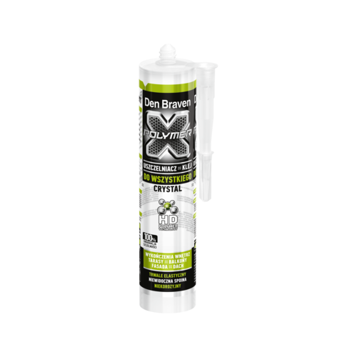 Elastyczny klej uszczelniacz X-Polimer crystal 290 ml