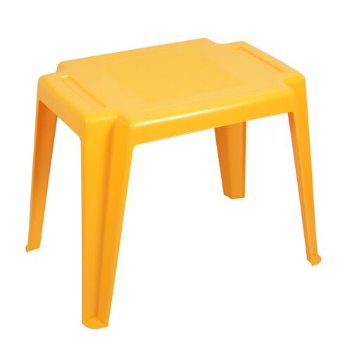 Stolik Lolek dla dzieci żółty prostokąt