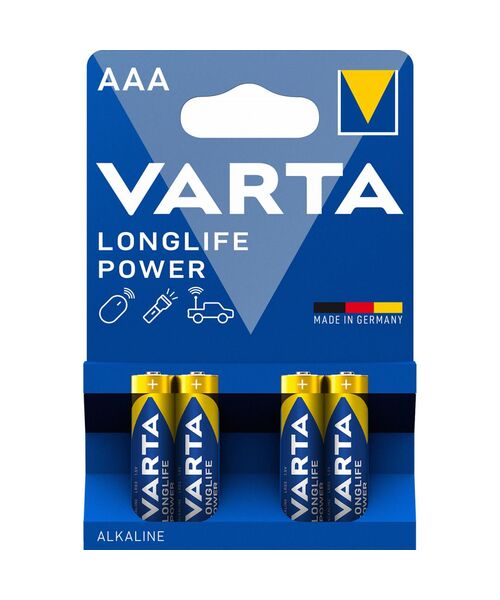 Bateria Longlife Power AAA 4 szt. VARTA