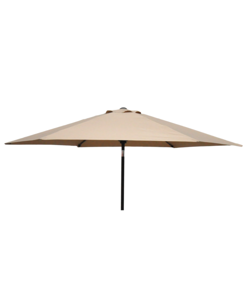 Parasol ogrodowy z wentylacją Market cappuccino 3 m