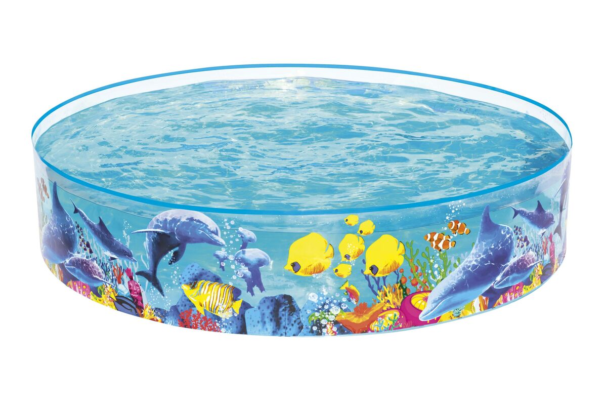 Basen rozporowy okrągły transparentny 183 cm Bestway