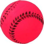 Piłka 90 mm baseball różowa