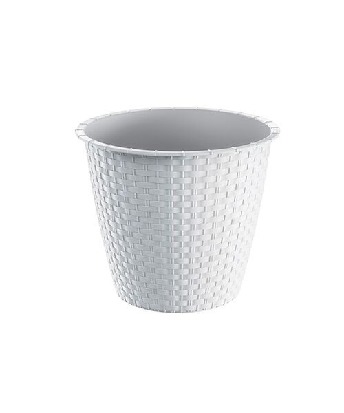 Fioriera Sospesa Ratolla Rotonda Prosperplast – 4,85L, Ocra Scuro, Ecologica In Plastica Riciclata