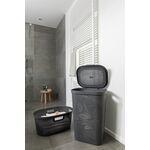 Kosz na bieliznę Infinity RECYCLED 60 l ciemny szary