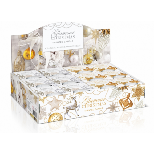 Świeca zapachowa w szkle Glamour Christmas 115 g mix zapachów