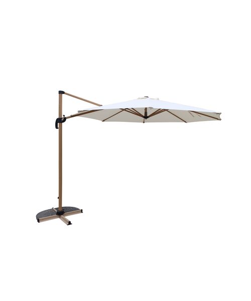 Parasol ogrodowy Zen 300 cm biały