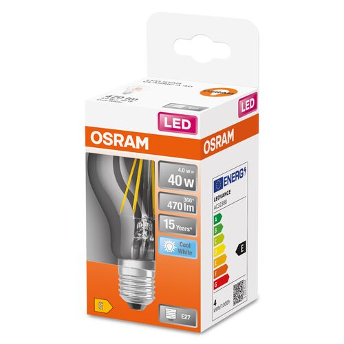 Żarówka LED STAR CL A FIL 40 non-dim 4 W/840 E27