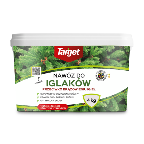Nawóz granulowany do iglaków przeciw brązowieniu igieł 4 kg Target