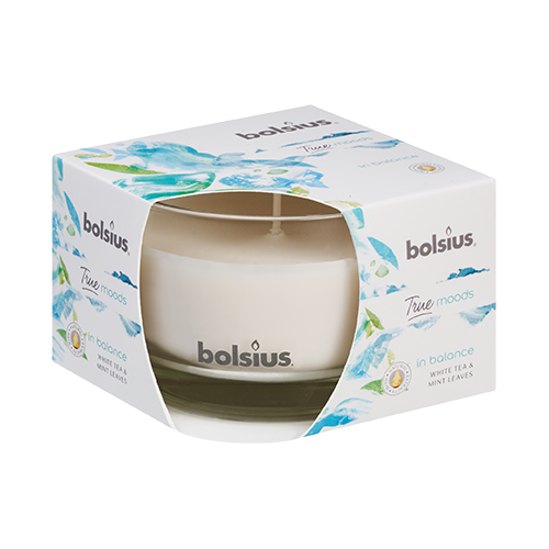 Świeca zapachowa w szkle 63/90 True Moods In Balance Bolsius