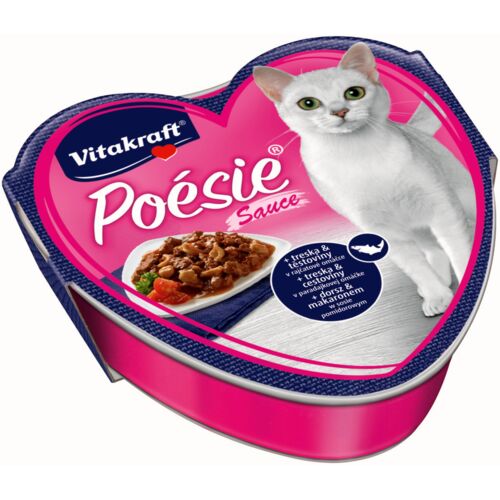 Karma dla kotów Poesie sos dorsz/makaron/pomidor 85 g Vitakraft