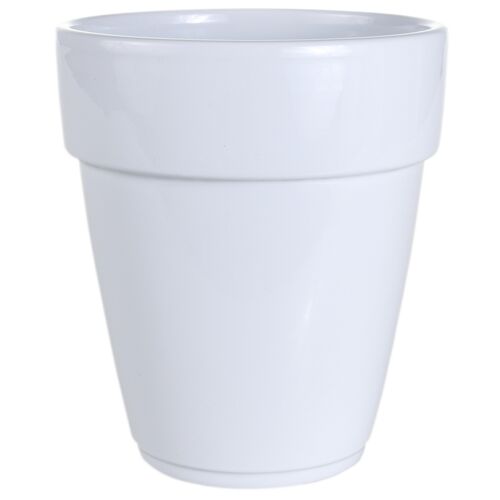 Osłonka storczyk ceramiczna 13 cm biała mat CERMAX