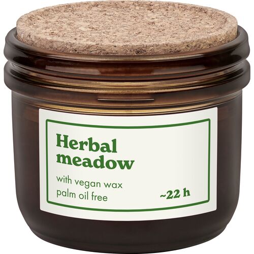 Świeca zapachowa z woskiem wegańskim Herbal Meadow 22 h