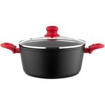 Garnek aluminiowy Mars z pokrywką 24 cm 4,3 l