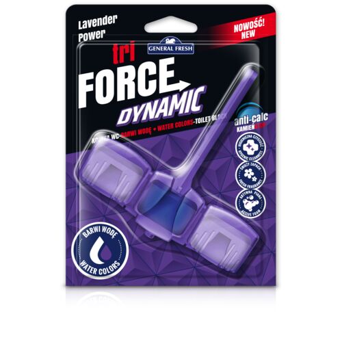 Kostka WC Tri Force Dynamic 45 g lawenda General Fresh