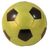 Piłka 90 mm football zielona brokat Z780