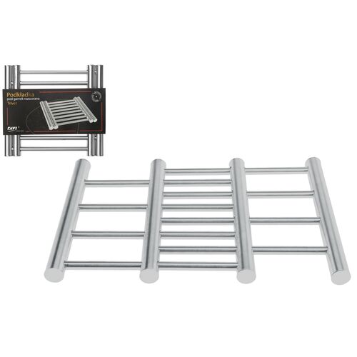 Podkładka pod garnek rozsuwana Trivet 20 x 20 x 23 cm srebrna