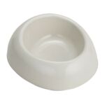 Miska owalna dla psa kota plastikowa 0,8 l kremowa