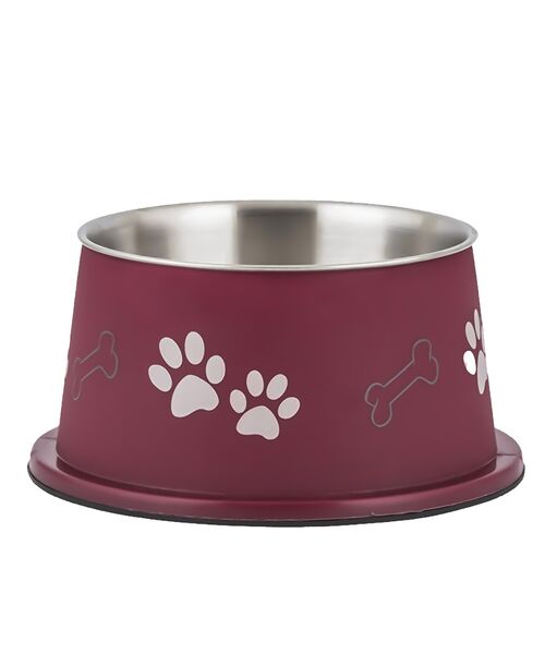 Miska Delux Spaniel czerwone 19 cm / 0,8 l M159