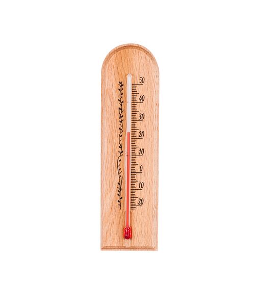 Termometr pokojowy mały - drewno