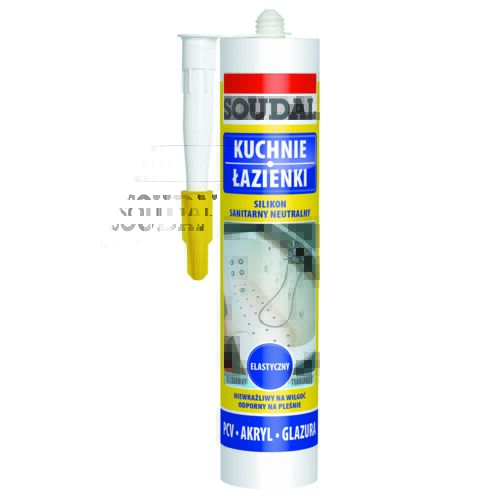 Silikon sanitarny neutralny bezbarwny 300 ml