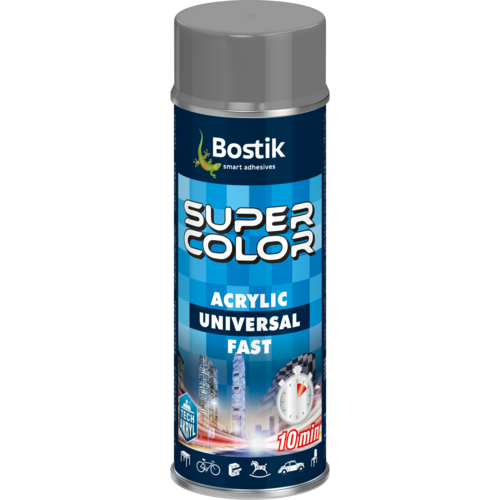 Lakier w aerozolu uniwersalny akrylowy 400 ml aluminium