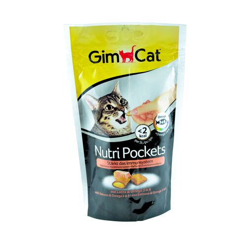 Krokieciki GIMCAT dla kota z łososiem i Omega 3