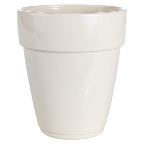 Osłonka storczyk ceramiczna 13 cm krem CERMAX