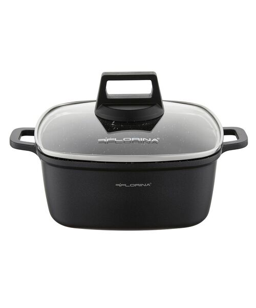 Garnek aluminiowy Chef kwadrat 20 x 20 x 8 cm 2,6 l