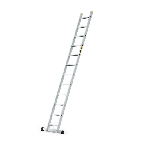 Drabina przystawna aluminiowa 12 stopniowa PRO tłoczona 150 kg DRABEST