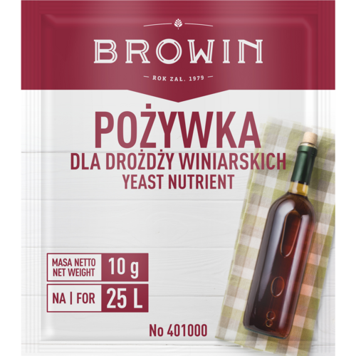 Pożywka dla drożdży winiarskich 10 g Browin