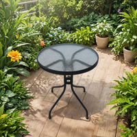 Stolik ogrodowy Bistro 60 cm czarny