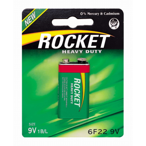 Bateria ROCKET 6F22 1 sztuka