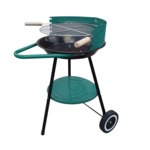 Grill okrągły ruszt 40 cm turkus