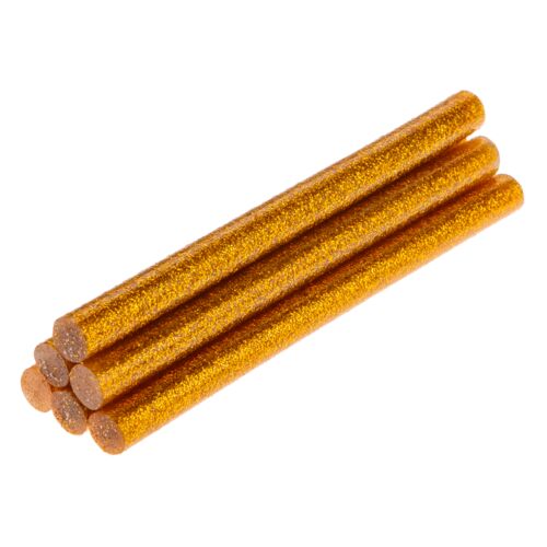 Wkład klejowy 8 mm, brokatowy złoty, 6 sztuk TOPEX