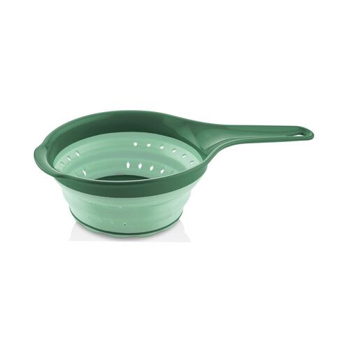 Cedzak z rączką Veroli 18 cm zielony
