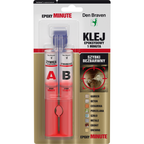 Klej Epoxy-Minute bezbarwny 2 x 12 ml