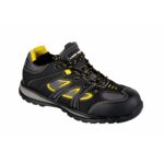 Półbuty obuwie bezpieczne LAHTI PRO L30403 nubuk/dzianina czarno-żółte 40
