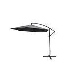 Parasol ogrodowy boczny Banana szary 3 m