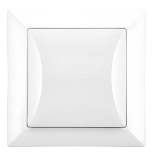 Wyłącznik schodowy Pola 8,1 x 8,1 x 3,5 cm biały