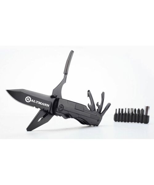 Narzędzie wielofunkcyjne Multitool z kombinerkami + Latarka LED