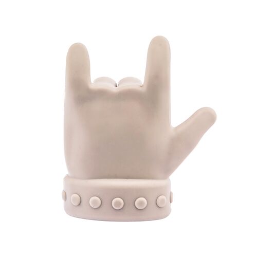 Nakładka silikonowa na garnek do trzymania łyżki 10 x 8 x 2 cm beżowy