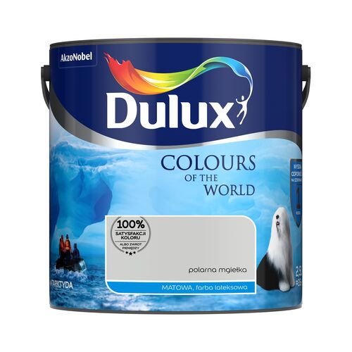 Farba lateksowa Dulux Kolory Świata Polarna Mgielka 2,5 l