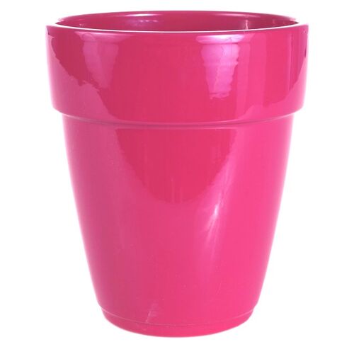 Osłonka storczyk ceramiczna 13 cm jasny róż CERMAX