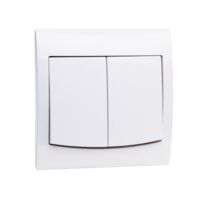 Łącznik podwójny VEGA biały