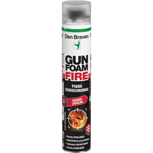 Piana montażowa GUN FOAM FIRE 750 ml Den Braven
