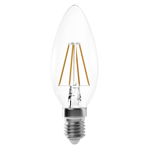 Żarówka LED Filament candle 4W E14 ciepła biel